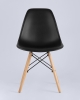 Стул Eames Style DSW черный (разборный каркас) фото в интернет-магазине Stoolmarket