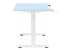 Компьютерный стол Маркос 120х75 голубой, белый