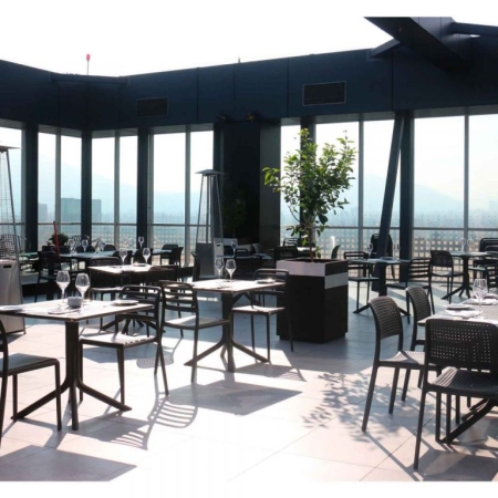 Стул пластиковый Costa Bistrot антрацит