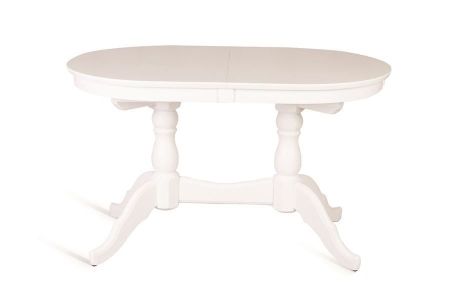 Раздвижной стол Овальный 130 белый