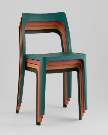 Стул обеденный Marty пластиковый темно-бирюзовый