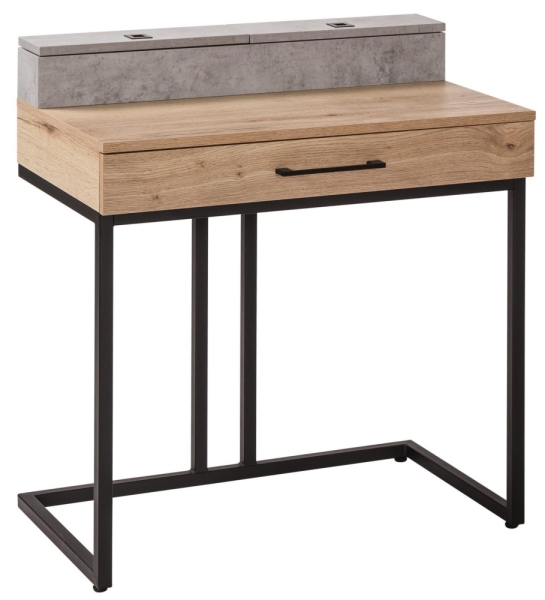 Стол туалетный Loft дуб натуральный, бетон