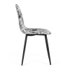 Стул ALLEN (mod. DС409) черный белый