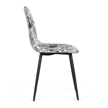 Стул ALLEN (mod. DС409) черный белый