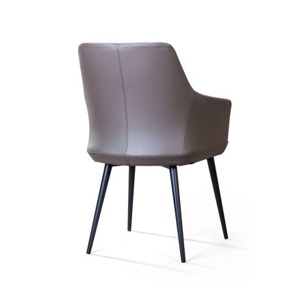 Стул с подлокотниками FRANK рогожка комби бежевый