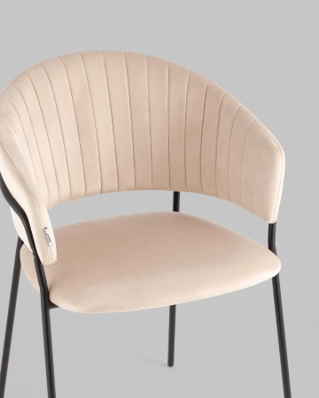 Стул Бруно ткань кремовый