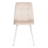 Стул CHILLY (mod. 7094-1) ткань и металл, бежевый и белый