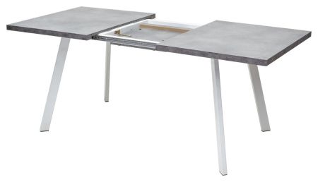 Стол BRICK M 140 бетон Портленд, белый