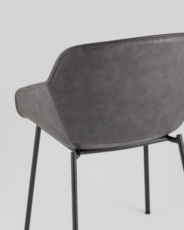 Стул Ashby экокожа серый