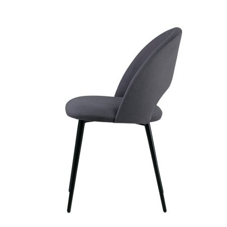 Стул Джексон темно-серый велюр velutto 32