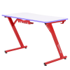 Стол компьютерный GAMELAB Monolith White&Red