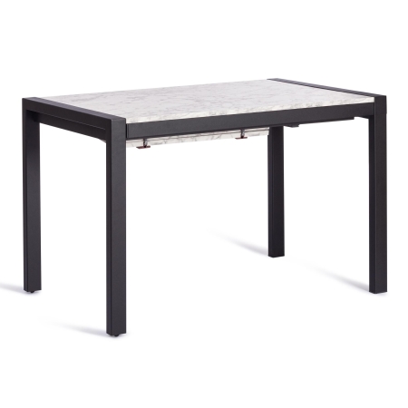 Стол раздвижной SVAN (mod. 1011) ЛДСП + меламин/металл,  120+67x74x75 см, сосна/чёрный