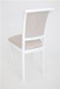 Стул "Дионис" белый, ткань Alba кремовый