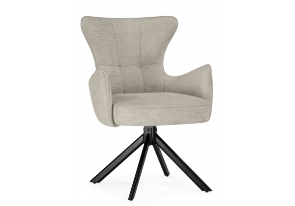 Стул на металлокаркасе Atlanta бежевый, черный