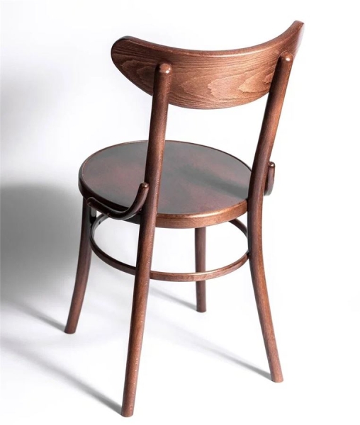 Деревянный стул венский Luna светлый орех с твердым сиденьем