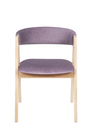 Стул "Честер 1" бук, ткань Айсберг розовый