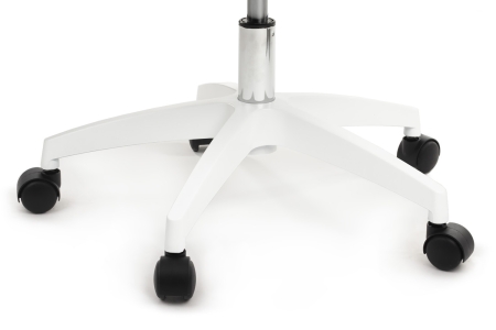 Кресло Oliver RCH W-203AC белый пластик и оранжевый