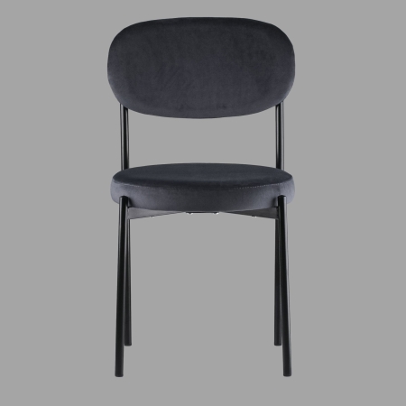 Стул Maso велюр темно-серый