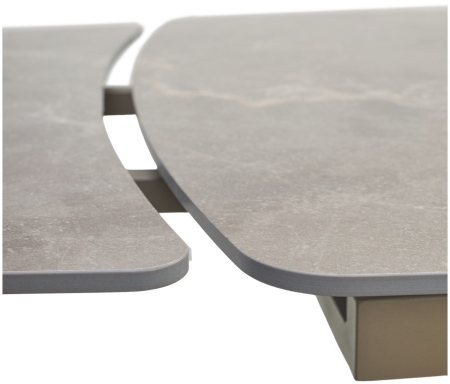 Стол ALATRI 120 MATT LATTE STONE SOLID CERAMIC, TAUPE