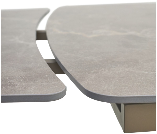 Стол ALATRI 120 MATT LATTE STONE SOLID CERAMIC, TAUPE