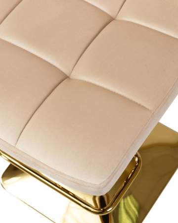 Набор 2 шт Стул барный GOLDIE, бежевый велюр (MJ9-10)