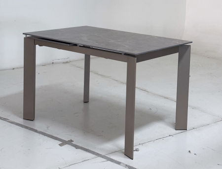 Стол CORNER 120 MATT LATTE STONE SOLID CERAMIC, TAUPE