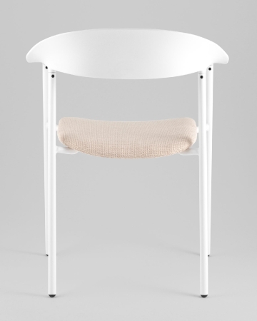 Стул Eila с подушкой пластик белый