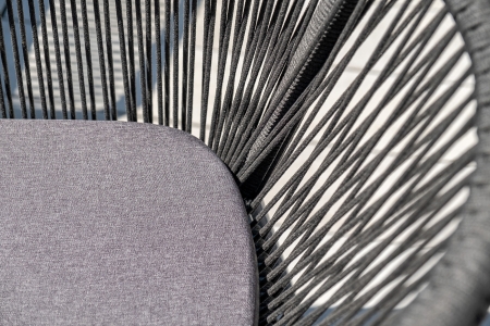 "Форли" обеденная группа на 4 персоны, квадратный стол, цвет "серый гранит"