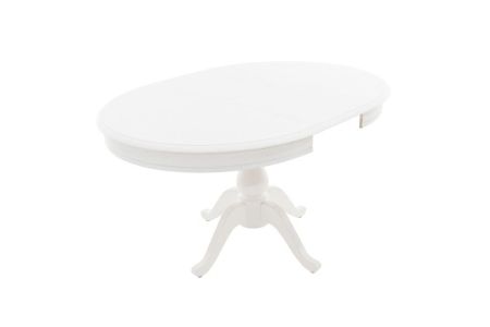 Стол "Фабрицио-1" раздвижной D 1000 тон 9 эмаль белая