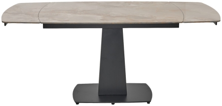 Стол BALDE 120 GLOSS AMBER JADE SOLID CERAMIC, BLACK