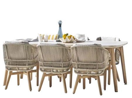 Комплект деревянной мебели Tagliamento Mali светлое дерево