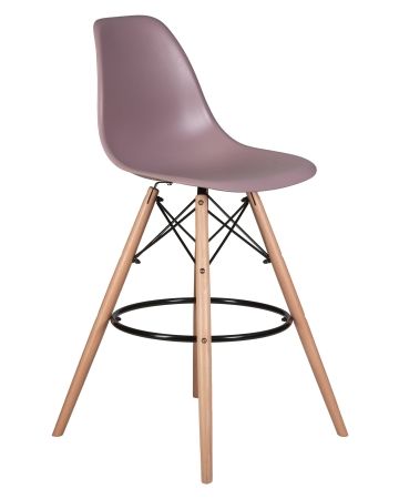 Стул барный DSW BAR ножки светлый бук сиреневый P-04