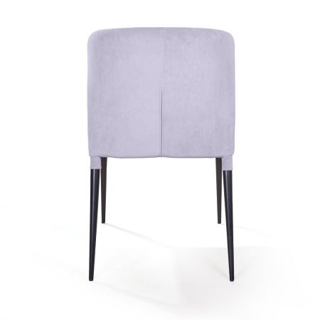 Стул Albert (Альберт) бархат серый