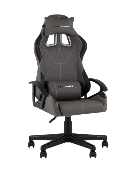 Кресло спортивное Wyvern TopChairs серо-черный