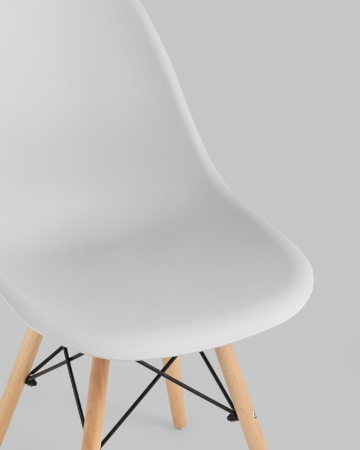 Стул Eames Style DSW светло-серый (разборный каркас)