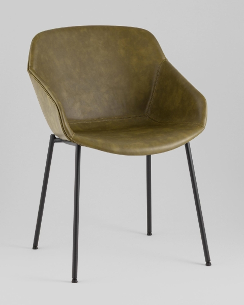 Стул Ashby экокожа зеленый