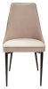 Стул NEPAL-P бежевый #5 велюр, черный каркас