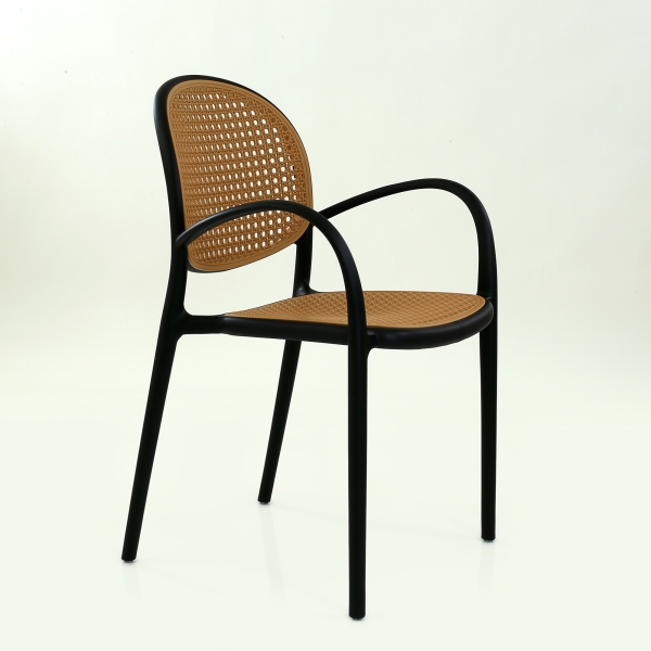 Кресло N-70 цвет черный с бежевой сеткой Кресло N-70 цвет черный с бежевой сеткой