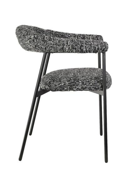 Стул обеденный Toko черно-белый