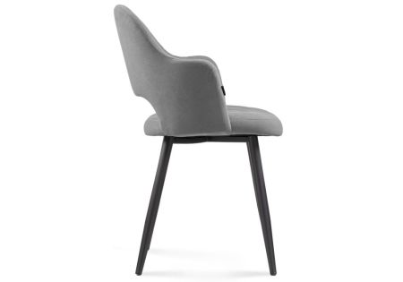 Стул Гутрид ромбы спереди серый, черный