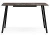 Стол деревянный Кортни 117 (157) x 77 бетон темный, черный матовый