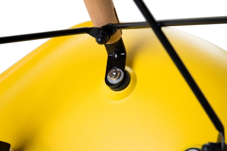 Стул обеденный LMZL-PP623 ножки светлый бук сиденья желтый