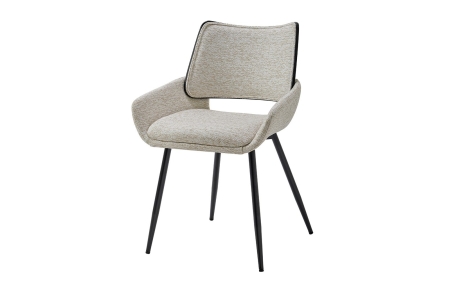 Стул JY6286X-T2 бежевый и черный