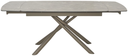 Стол RIVOLI 140 MATT LATTE STONE SOLID CERAMIC, TAUPE фото в интернет-магазине Stoolmarket