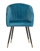 Стул обеденный MARY морская волна велюр 1922-7