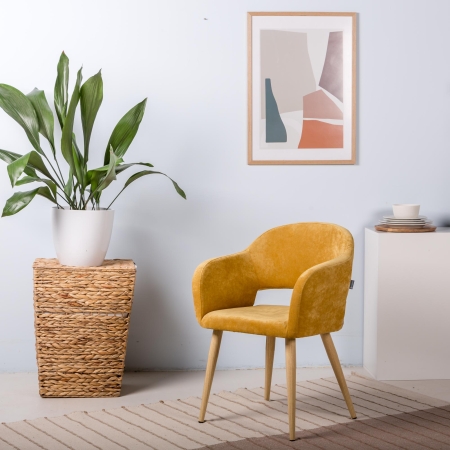 Кресло Oscar Желт, натуральный Дуб