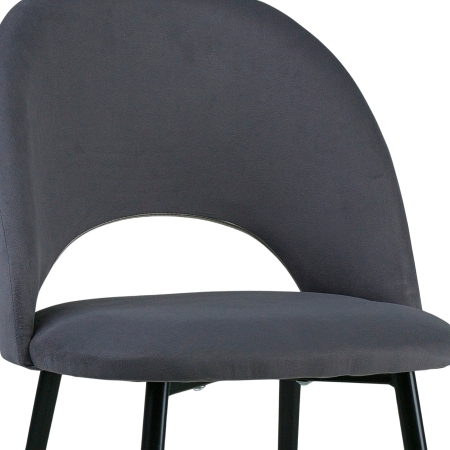 Стул Джексон темно-серый велюр velutto 32