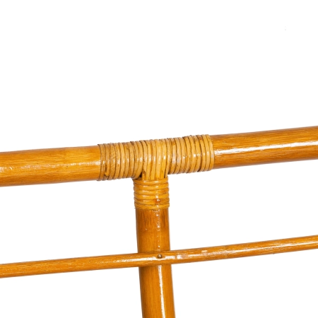 Диван MAMASAN/МАМАСАН 23/02 W, с подушкой, оранжевый, коричневый