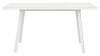 Стол ФИН 120 Латте, стекло, белый каркас