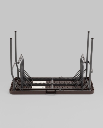 Комплект стола и двух скамеек Кейт коричневый